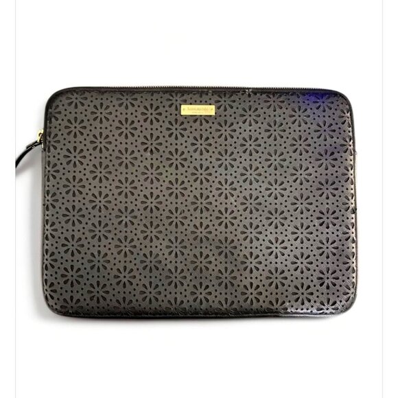 Kate Spade Bags Kate Spade Laptop Sleeve Black Gold Logo Diamond kate-spade-bags-kate-spade-laptop-sleeve-black-gold-logo-diamond